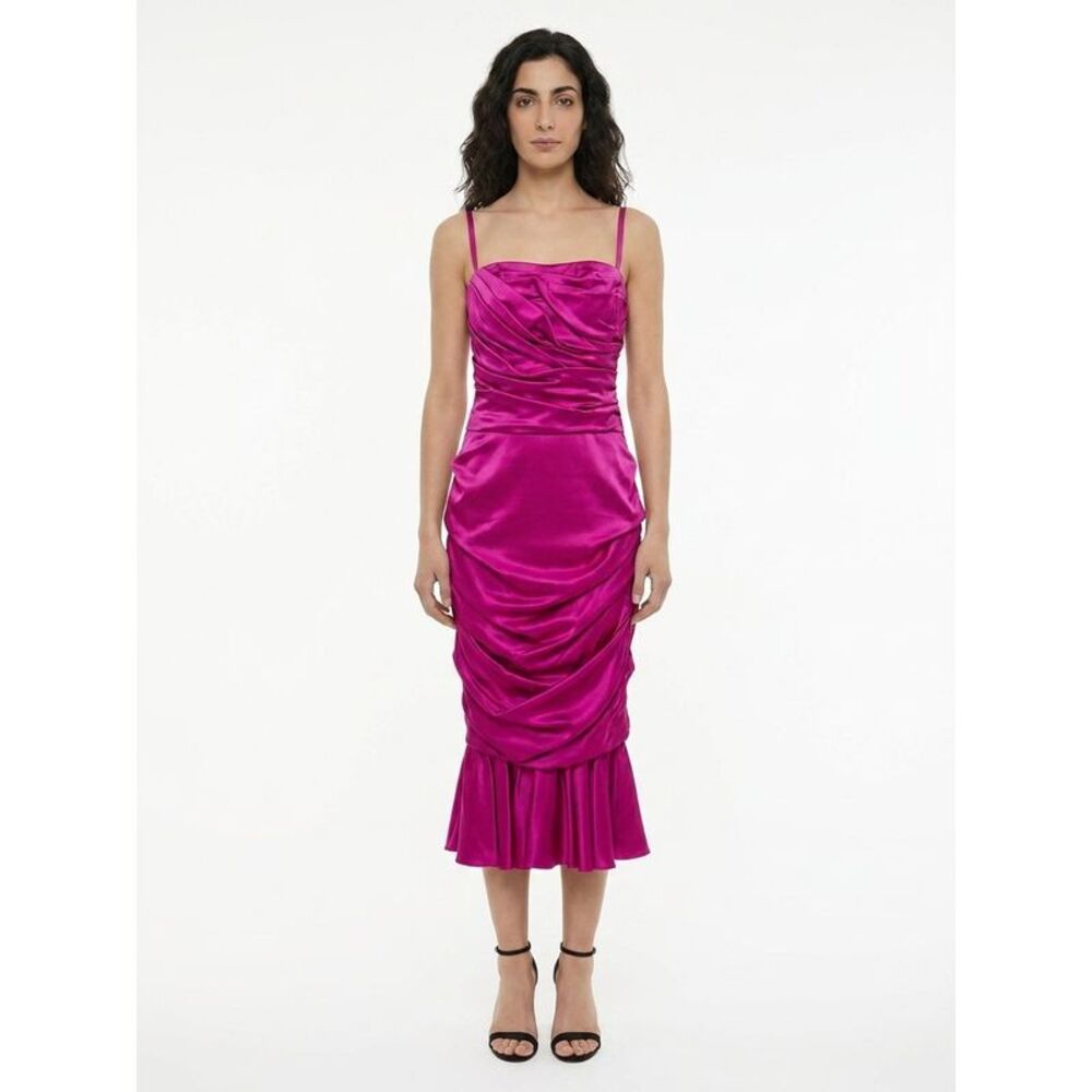 Dolce & Gabbana Pink Elastane Cocktail Women's Dress